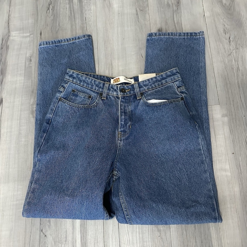 NWT Route 66 Relaxed Fit‎ Jeans Size 10L Women's Straight Leg 28x31.5 Streetwear